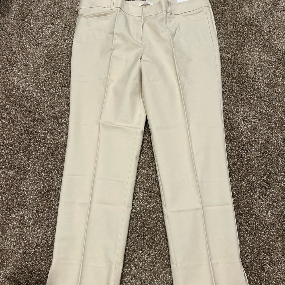 LOFT Cream Trousers
